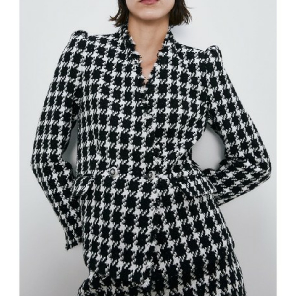 NWT ZARA TEXTURED WEAVE JACKET